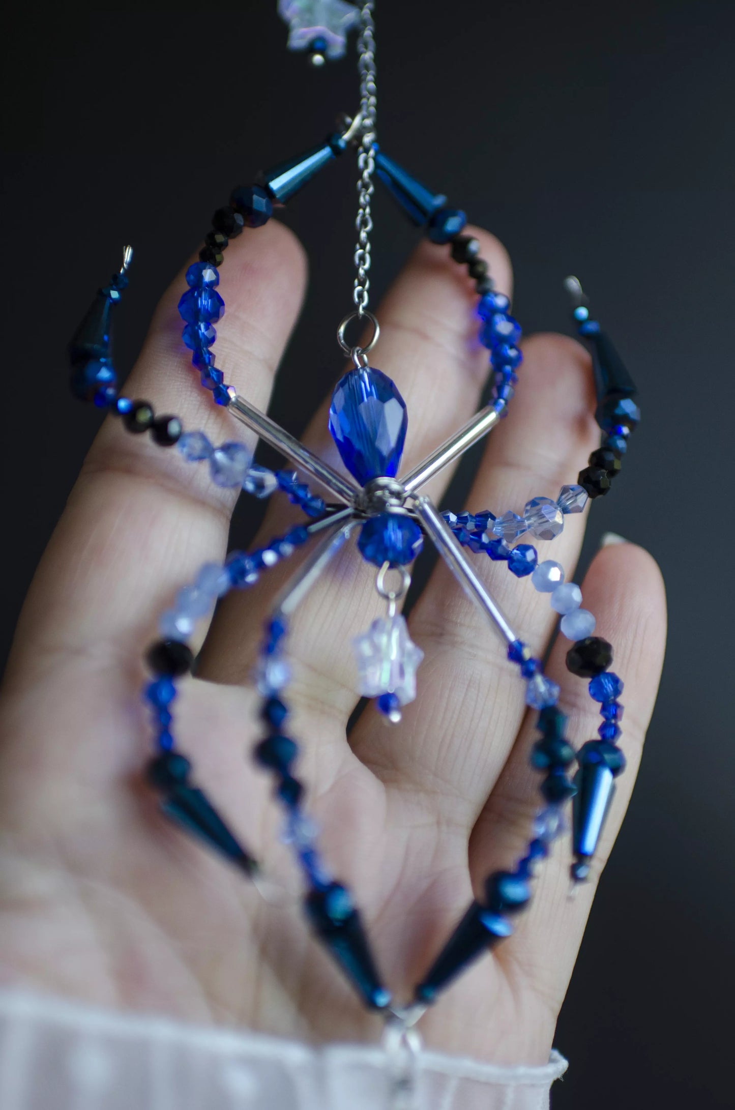 Crystal Spider Dreamcatcher Suncatcher