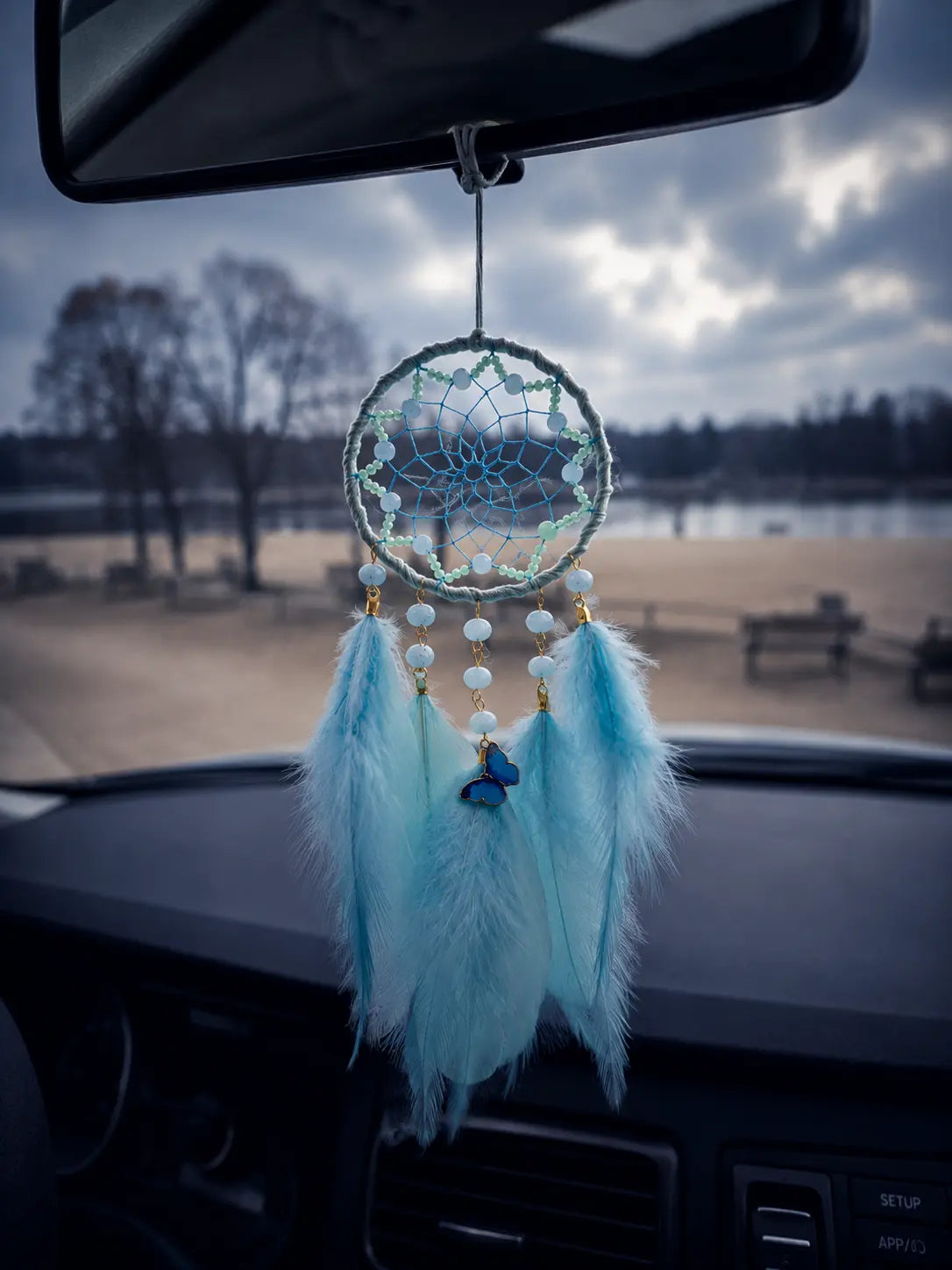 Rearview Mirror Dream Catcher Car Charm