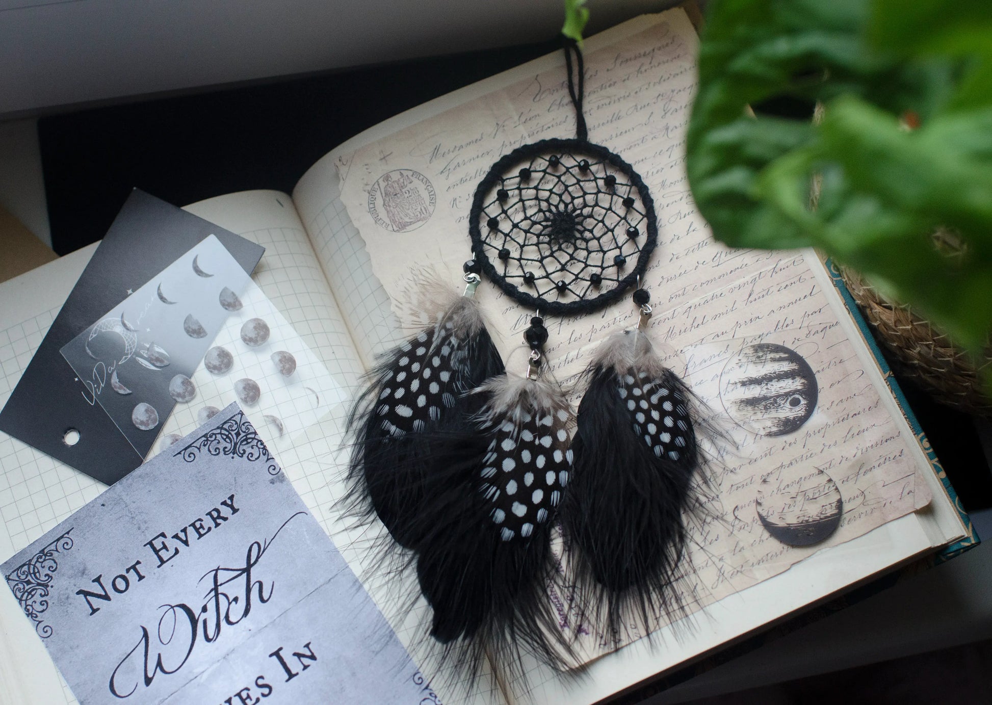 Handmade Dreamcatcher Car Rearview Mirror Charm, 5 Colours Available