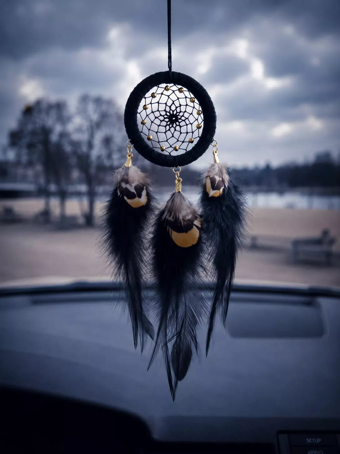 Rearview Mirror Dream Catcher Car Charm