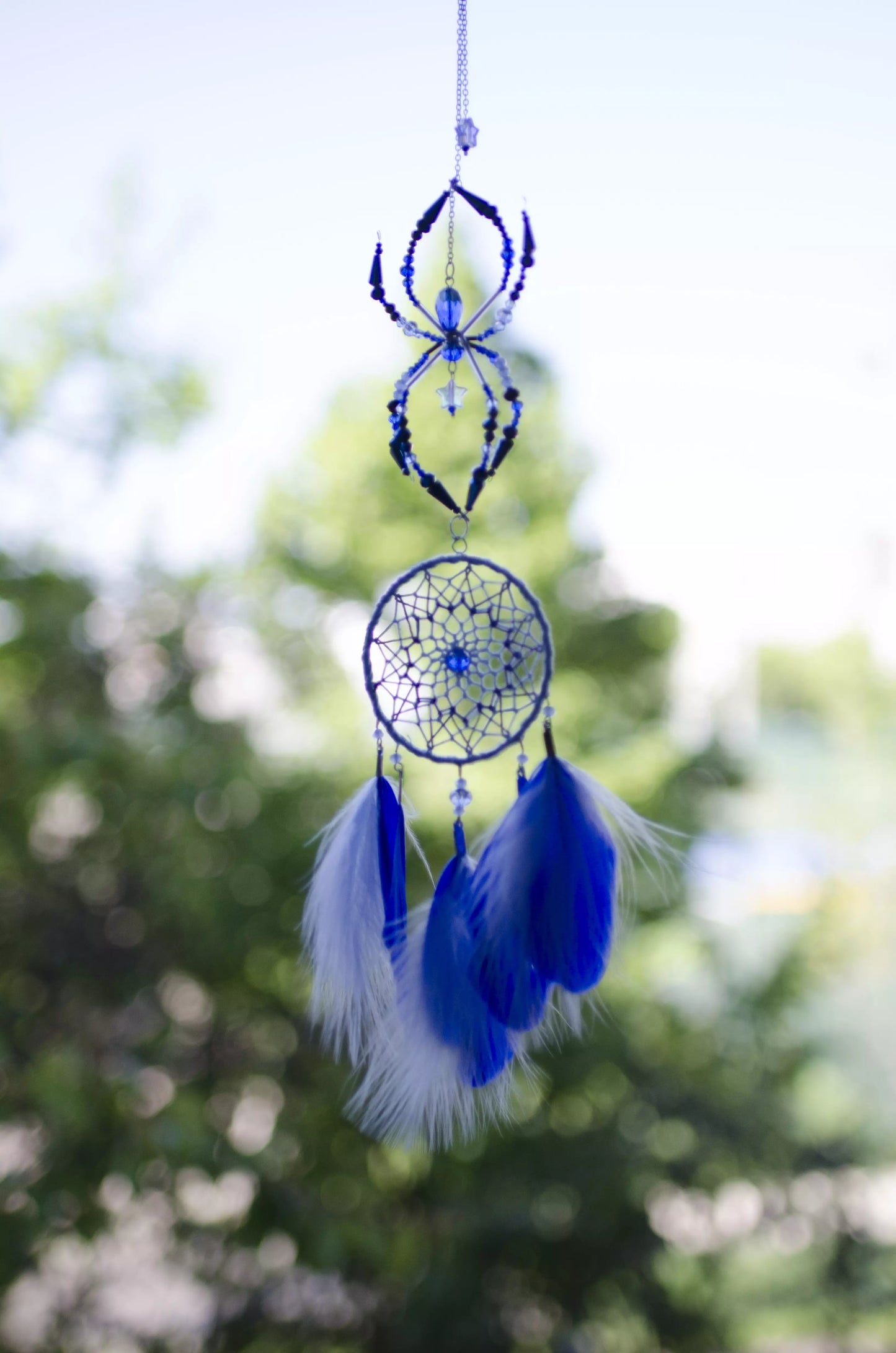 Crystal Spider Dreamcatcher Suncatcher