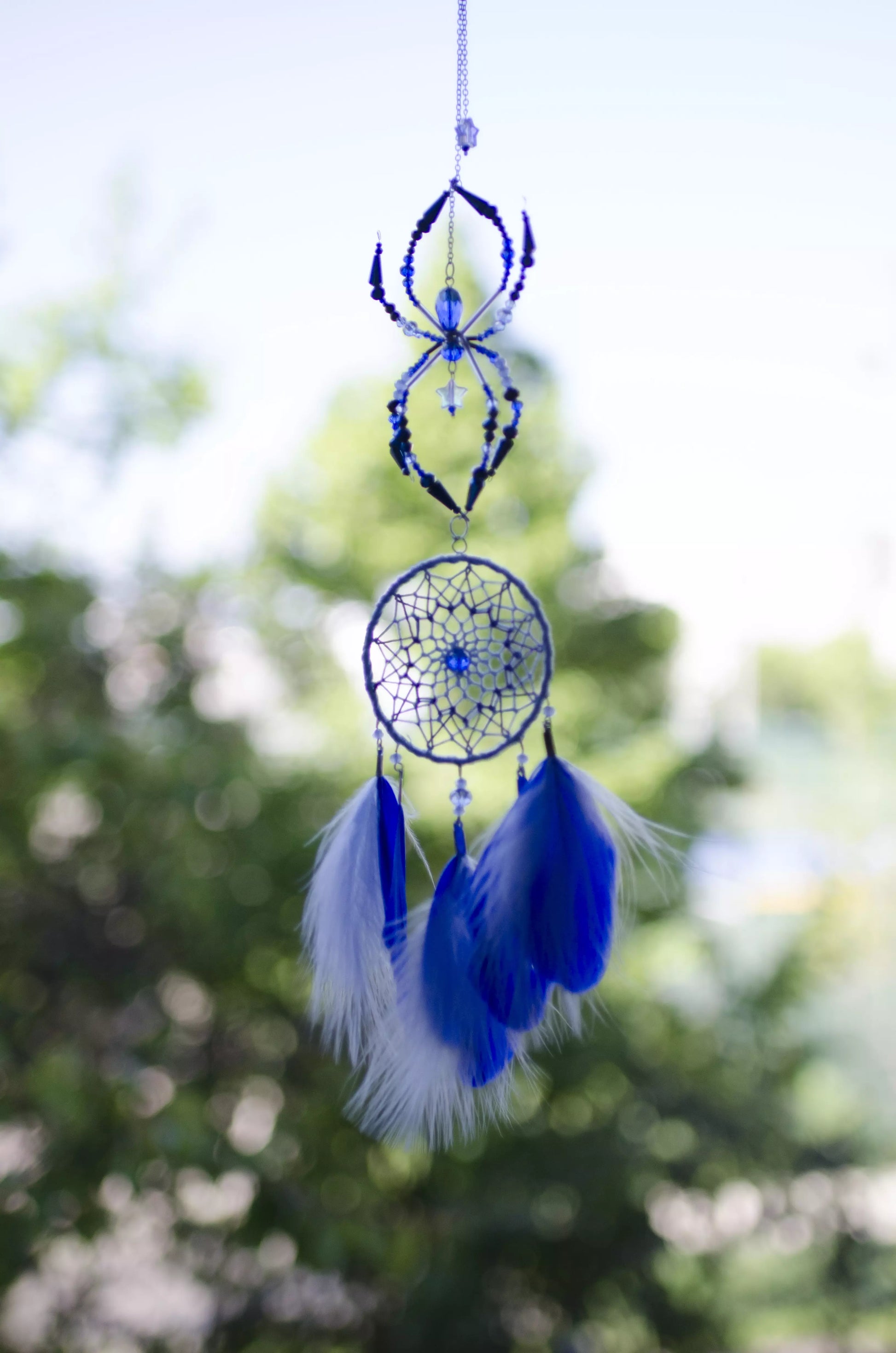 Crystal Spider Dreamcatcher Suncatcher