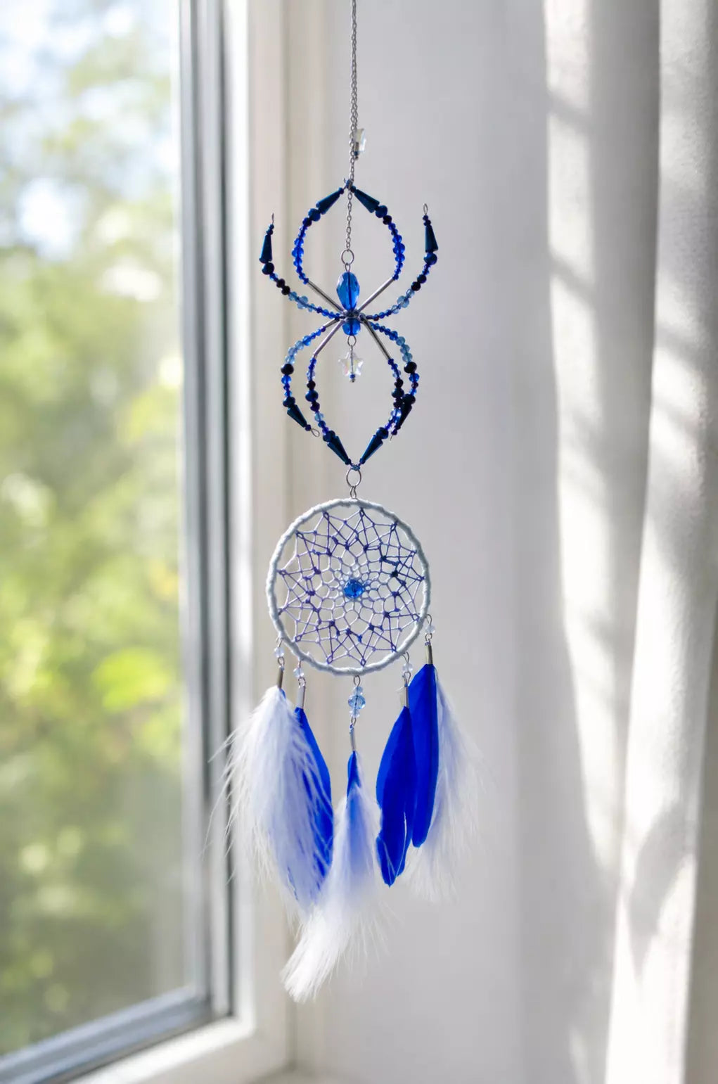 Crystal Spider Dreamcatcher Suncatcher