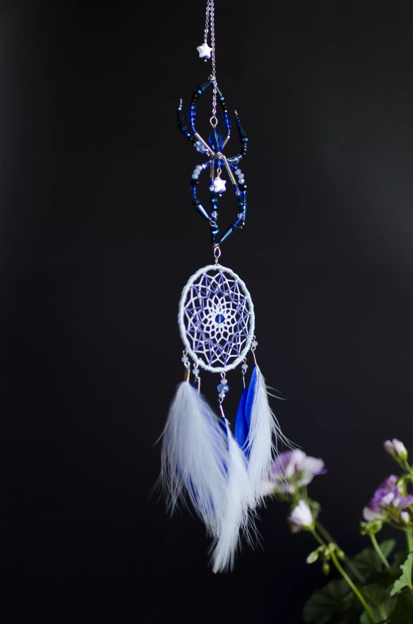 Crystal Spider Dreamcatcher Suncatcher