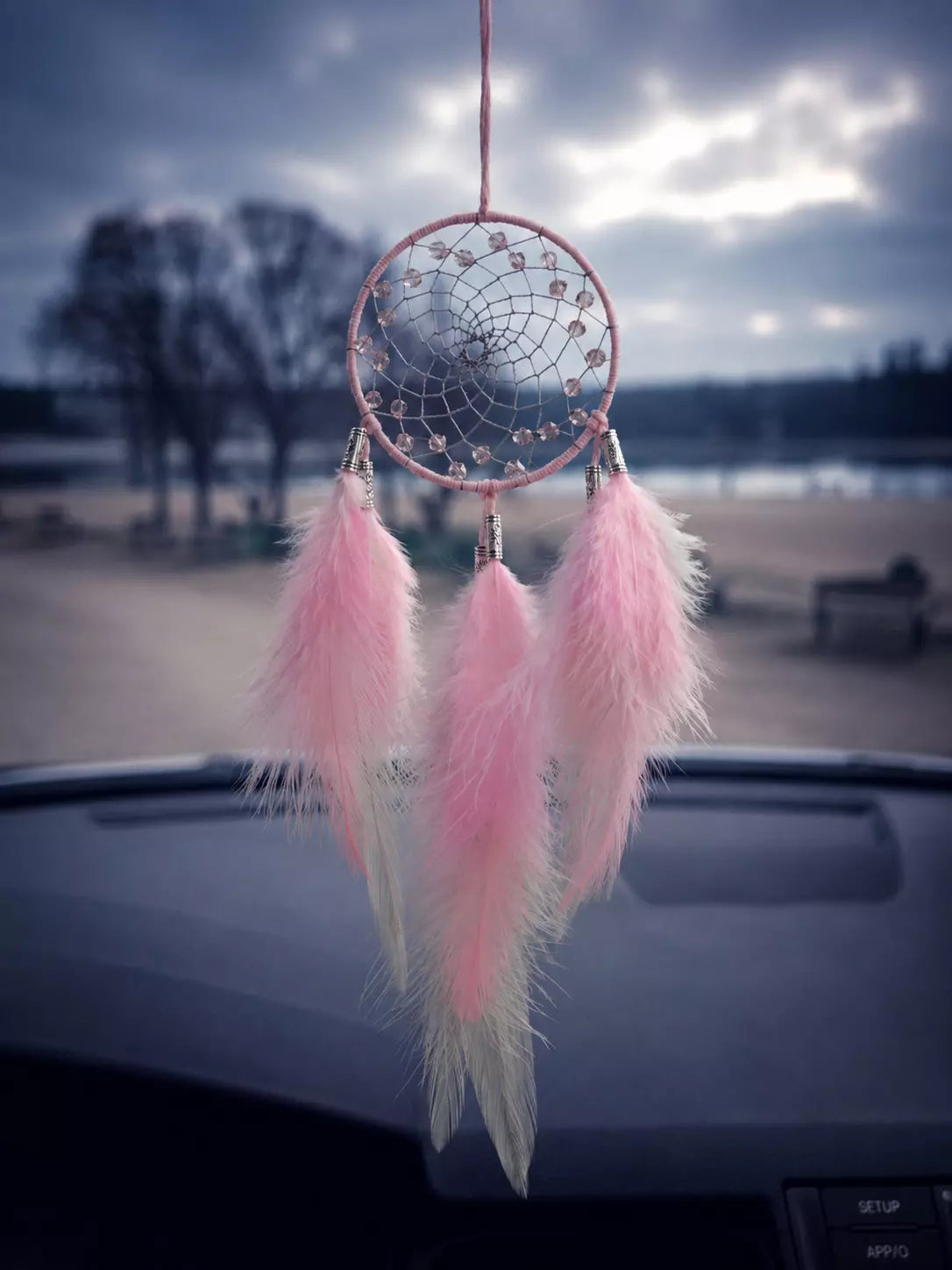 Rearview Mirror Dream Catcher Car Charm