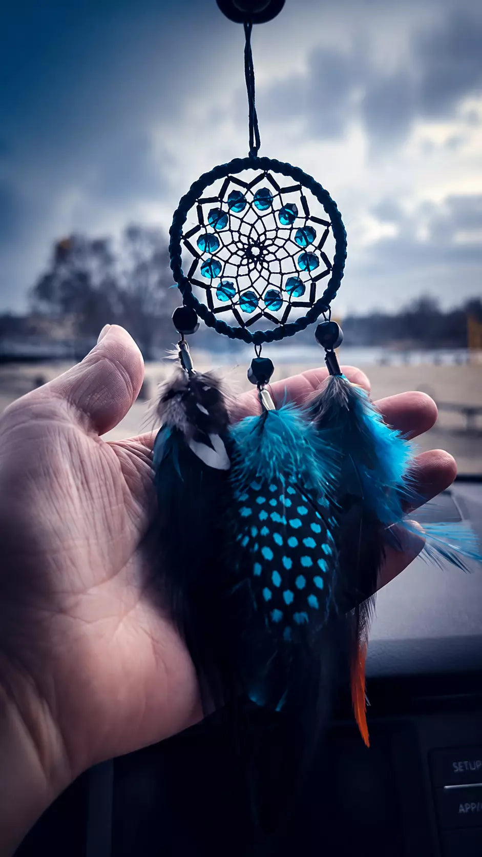 Rearview Mirror Dream Catcher Car Charm
